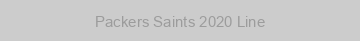 Packers Saints 2020 Line